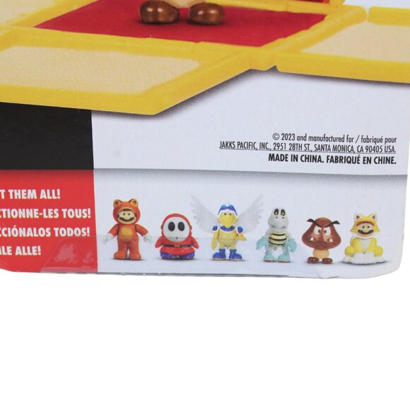 Super Mario Bros Movie Goomba Figure w/ Question Block Jakks Pacific - Picture 7 of 16